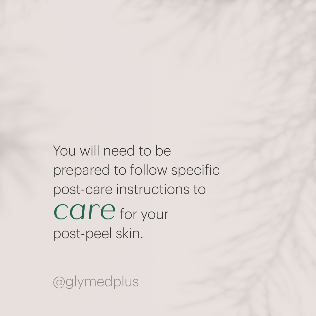post-peel skin care
