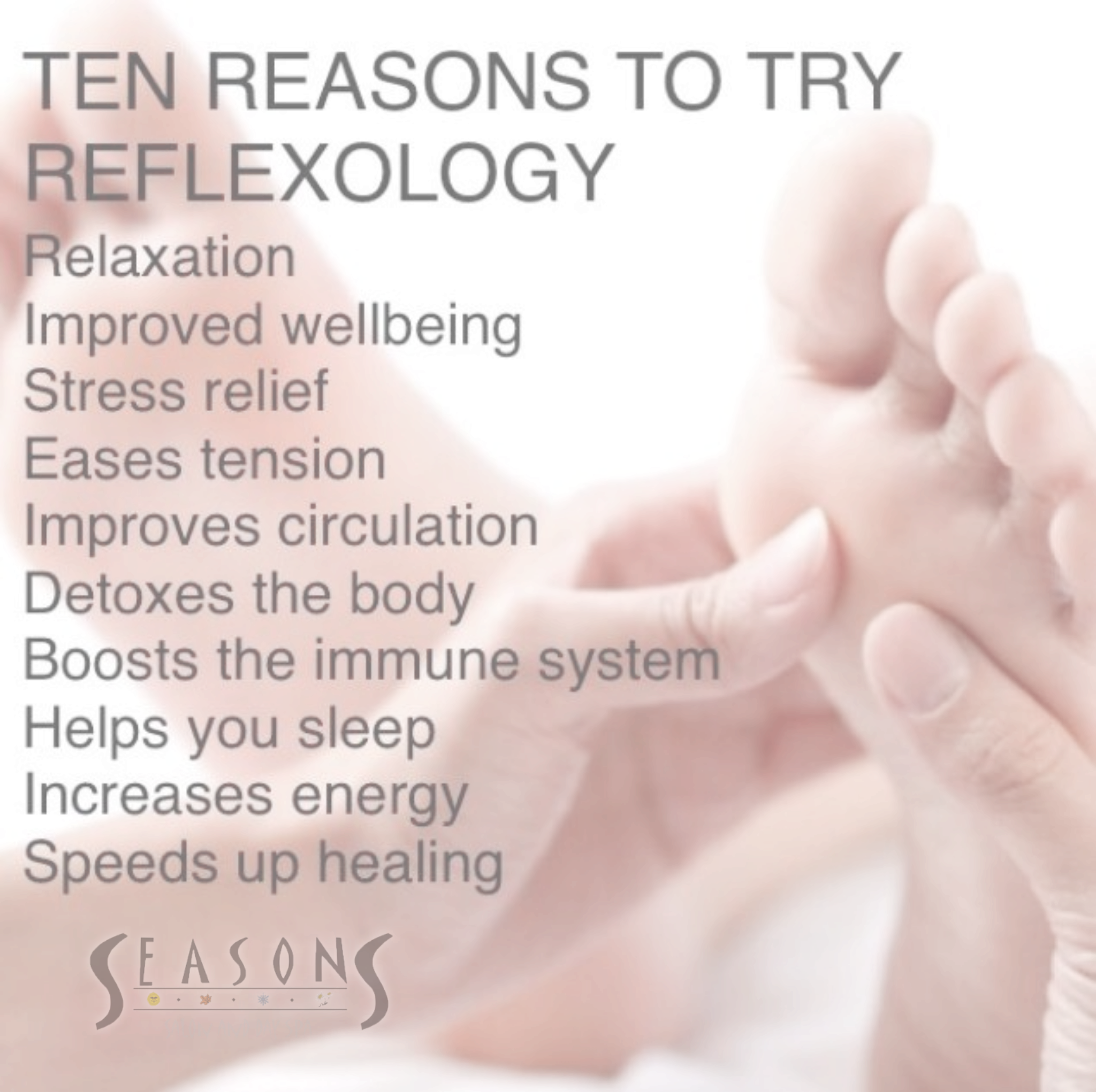Reflexology benefits