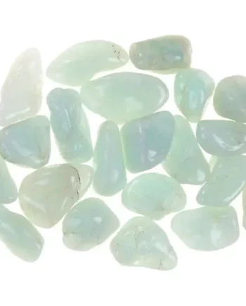 aquamarine crystal tumbled stones