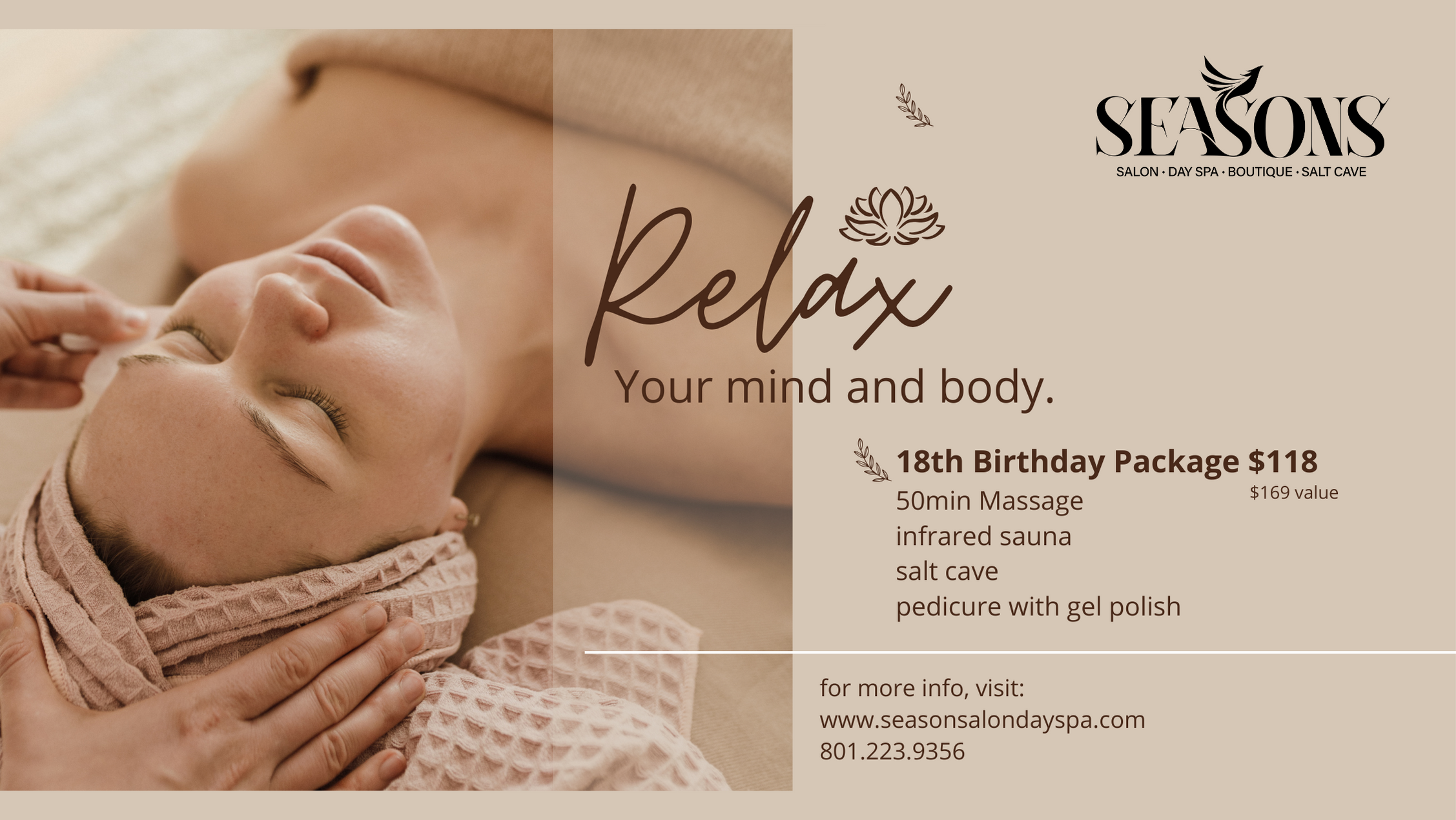 Sleek and Neutral Spa Business Facebook Ad (Facebook Cover) (1)